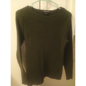 Women's Size Large Chadwick's Ribbed Long Sleeve Sweater